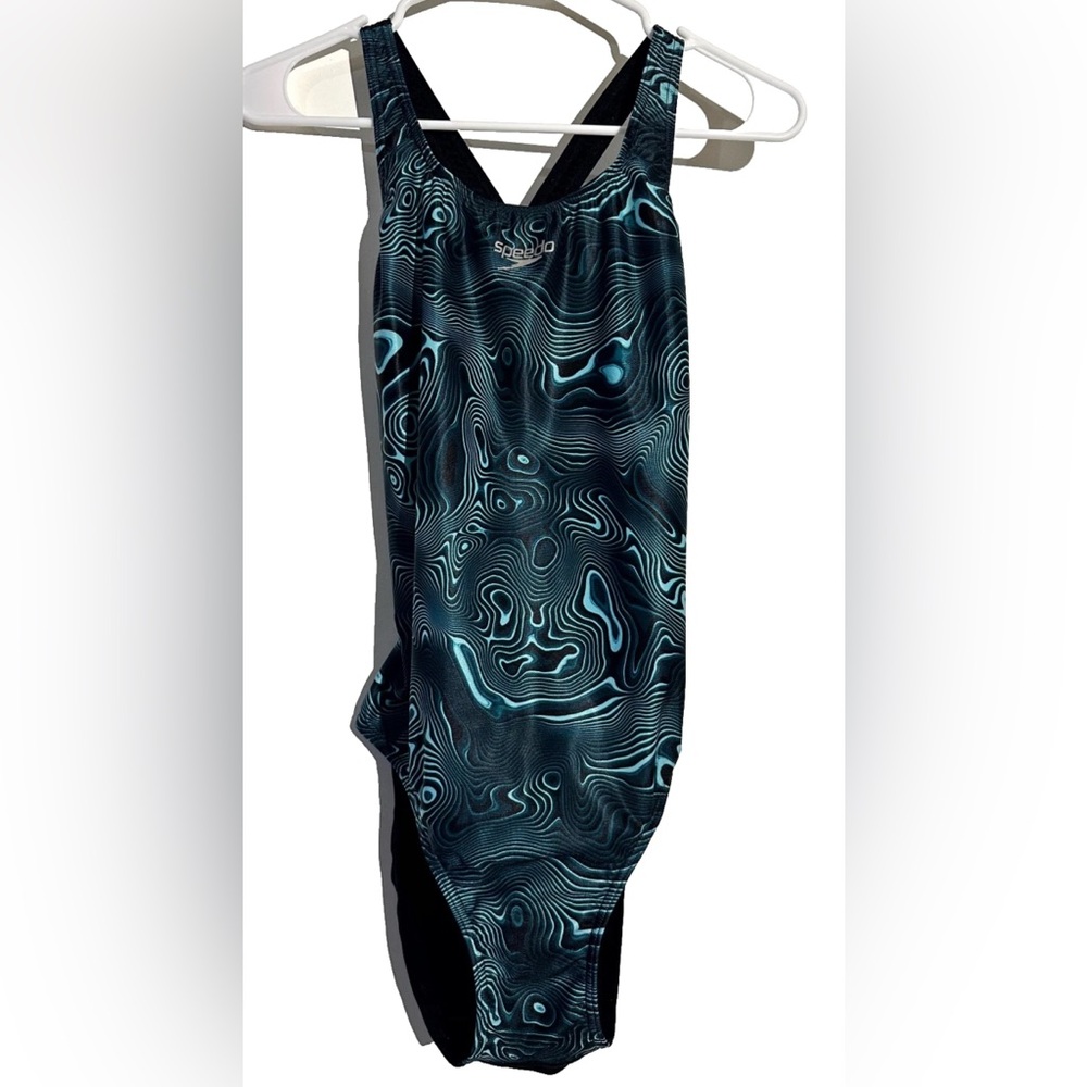 Speedo women’s Swim one piece- Black and teal size 10